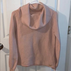 Calvin Klein dusty rose cowl neck sweater